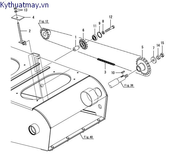 Truyền động cấp lúa số 2